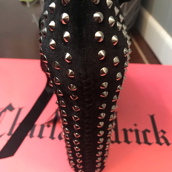 Velvet Platform Booties - Picture 5 of 8